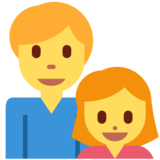 家庭:男人,女孩emoji素材一 160x160像素