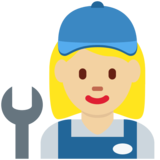 女机械工:中浅肤色emoji素材一 160x160像素