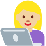 女工程师:中浅肤色emoji素材一 160x160像素