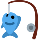 钓鱼竿emoji素材一 160x160像素