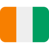 国旗:科特迪瓦emoji素材一 160x160像素