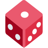 游戏骰子emoji素材一 160x160像素