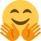 紧抱的脸emoji素材一 160x160像素