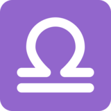 天秤座emoji素材一 160x160像素