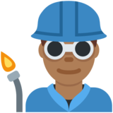 工厂男人:中深色肤色emoji素材一 160x160像素