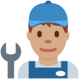 男机械工:中等肤色emoji素材一 160x160像素