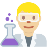 男科学家:中浅肤色emoji素材一 160x160像素