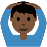 做“好”手势的男人:肤色暗淡emoji素材一 160x160像素