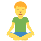 打坐的男人emoji素材一 160x160像素