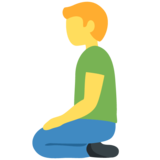 跪着的人emoji素材一 160x160像素