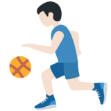 打球的男人:浅肤色emoji素材一 160x160像素