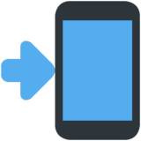 带箭头的手机emoji素材一 160x160像素