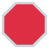 停车标志emoji素材一 160x160像素