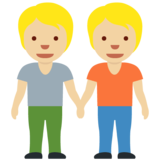 手牵手:中浅肤色emoji素材一 160x160像素