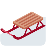 雪橇emoji素材一 160x160像素