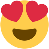 带着心眼的笑脸emoji素材一 160x160像素