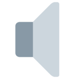 扬声器音量低emoji素材一 160x160像素