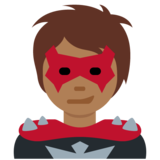 超级坏蛋:中黑肤色emoji素材一 160x160像素