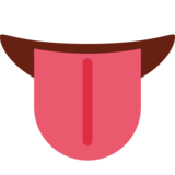 舌头emoji素材一 160x160像素