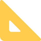 三角尺emoji素材一 160x160像素