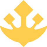 三叉戟徽章emoji素材一 160x160像素