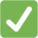 复选标记按钮emoji素材一 160x160像素