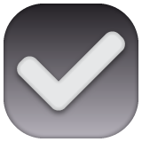 带复选框的复选框emoji素材一 160x160像素