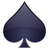黑桃纸牌emoji素材一 160x160像素