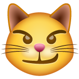 苦笑的猫emoji素材一 160x160像素