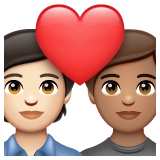 情侣: 成人成人较浅肤色中等肤色emoji素材一 160x160像素