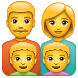家庭:男人,女人,男孩,男孩emoji素材一 160x160像素