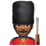 警卫:中等深色肤色emoji素材一 160x160像素