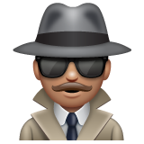 男侦探:中等肤色emoji素材一 160x160像素