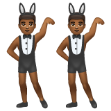 有兔子耳朵的男人聚会,5型emoji素材一 160x160像素