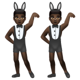 有兔子耳朵的男人聚会,6型emoji素材一 160x160像素