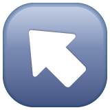 左上箭头emoji素材一 160x160像素