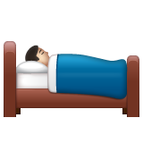 床上人:浅肤色emoji素材一 160x160像素