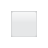 白色中方形emoji素材一 160x160像素