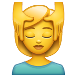 按摩的女人emoji素材一 160x160像素