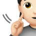 苹果系统里的聋人:浅肤色emoji表情