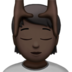 苹果系统里的按摩者:深色肤色emoji表情