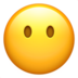 苹果系统里的没有嘴的脸emoji表情
