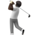 苹果系统里的个人高尔夫:深色肤色emoji表情