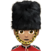 苹果系统里的警卫:中等肤色emoji表情