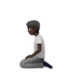 苹果系统里的下跪者:深色肤色emoji表情