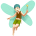 苹果系统里的男仙子:浅肤色emoji表情