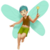 苹果系统里的男仙子:中浅肤色emoji表情