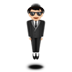 苹果系统里的西服飘逸者:浅肤色emoji表情