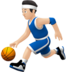 苹果系统里的打球的男人:浅肤色emoji表情