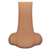 苹果系统里的鼻子:中等肤色emoji表情